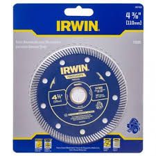 Disco Diamant Turbo Porc 4 3/8 Irwin