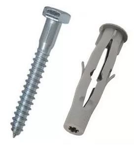 Parafuso Sext Mad 5/16X60 C/ Bucha 12 C/2...