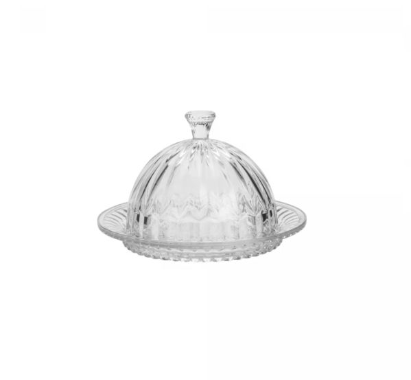 Queijeira de Cristal com Tampa Renaissanc...