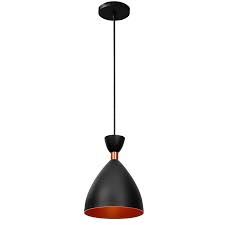 Pendente California Preto C/ CoBRe Enerlux