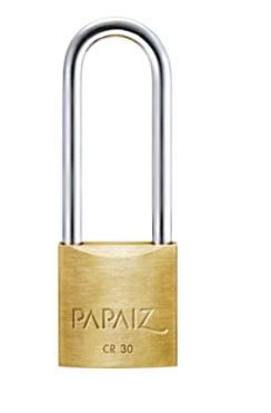 Cadeado Latao 30mmx50mm Haste Longa Papaiz