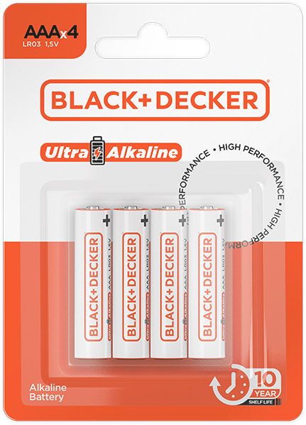 Pilha Alcalina Aaa Blister C/04 B&D
