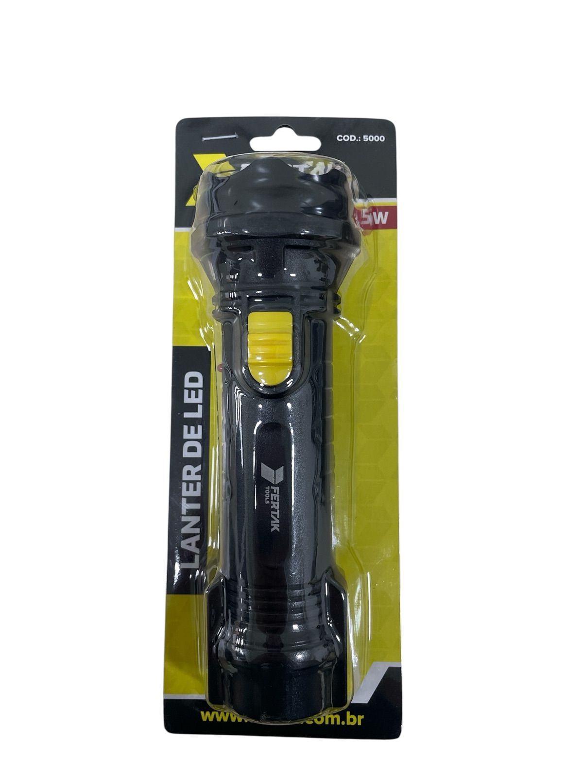 Lanterna Led 0,5W Preta Fertak