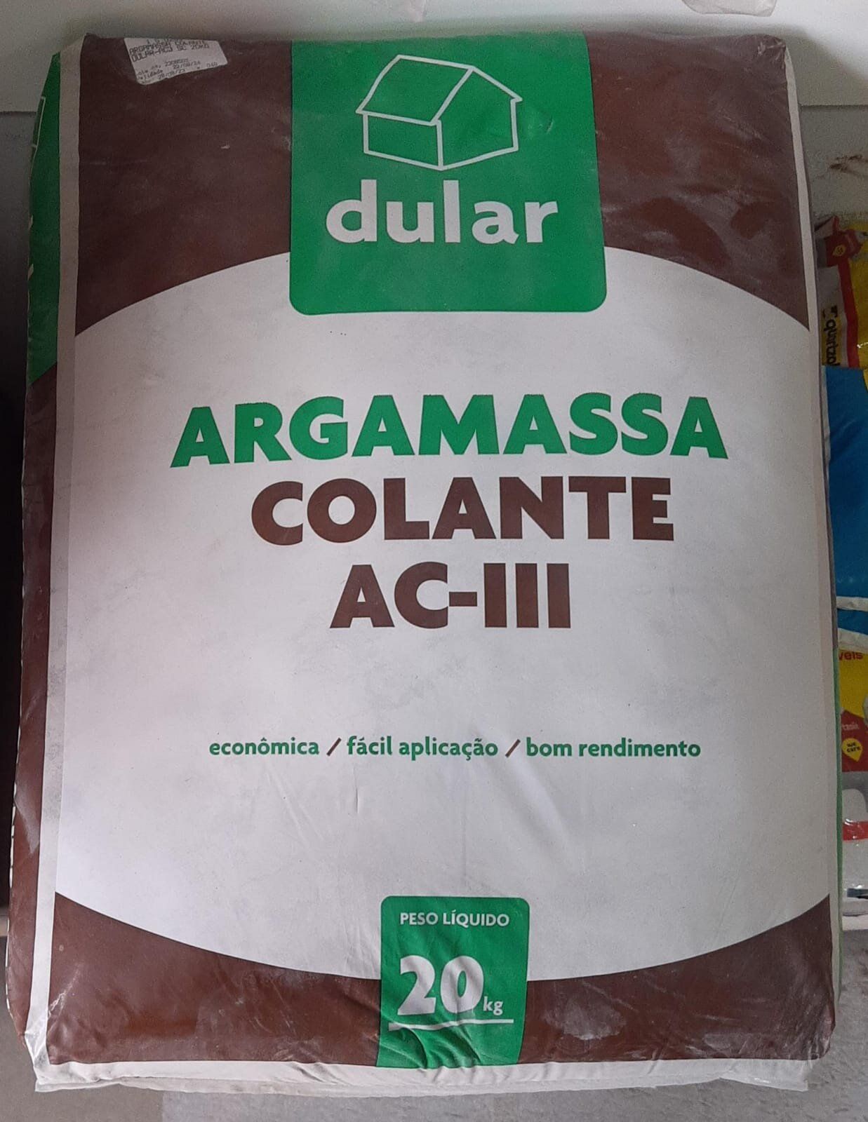 Argamassa Flex Ac3 20Kg Dular Elit