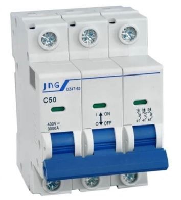 Disjuntor Tripolar C50A Jng