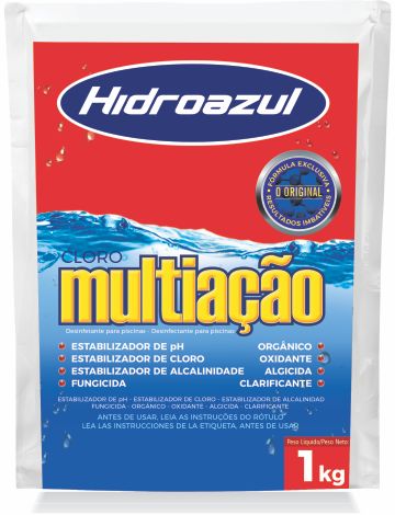 Cloro Piscina Multiacao Sc 01Kg Hidroazul