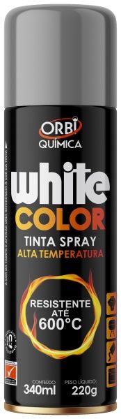 Tinta Spray Aluminio Alta Temp 340Ml Orbi