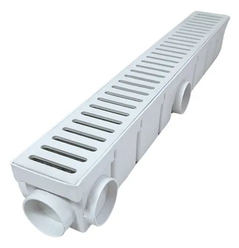 Ralo Linear Modular Plastico Branco 6x50 ...