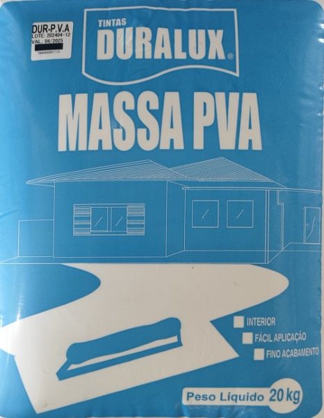 MASSA CORRIDA PVA 20KG DURALUX