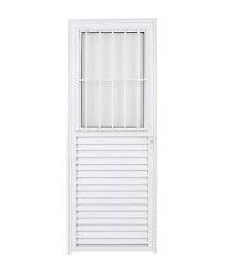 Porta Alum BR Postigo Venez 210X80 Esquer...