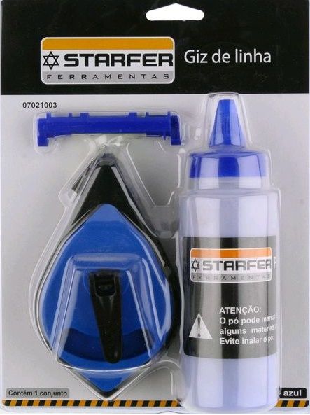 Giz De Linha 30M Azul C/ Rerfil Starfer 