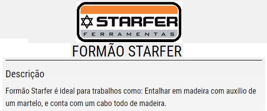 Formao 1/2 Starfer