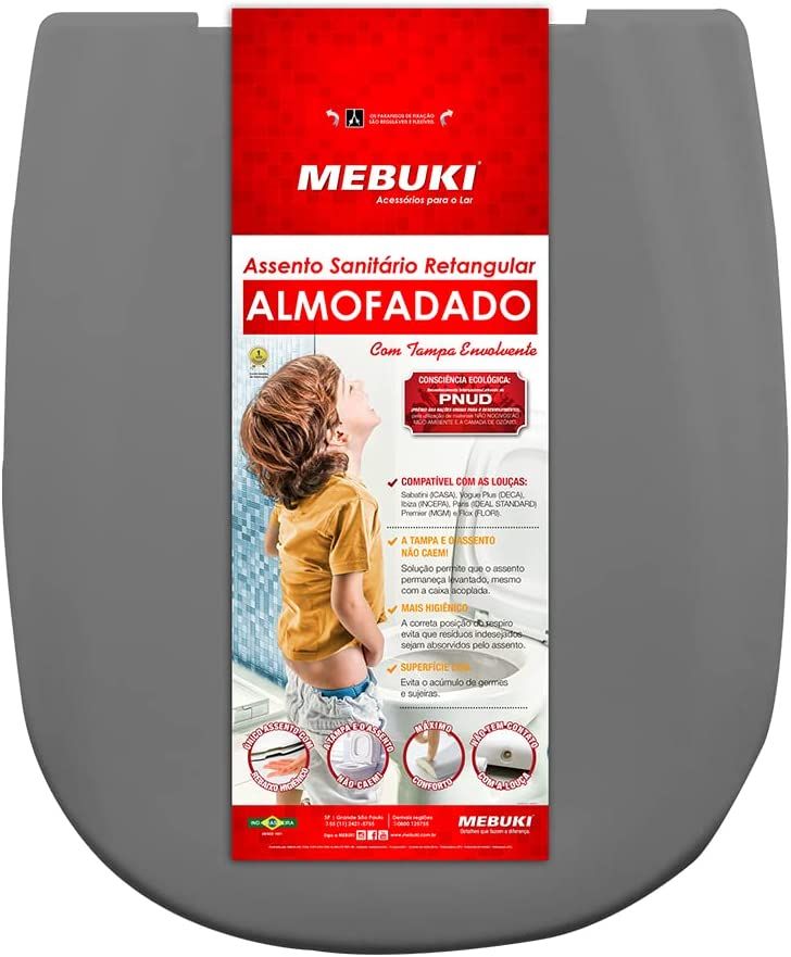 Assento Retangular Almof Slim Cz Mebuki