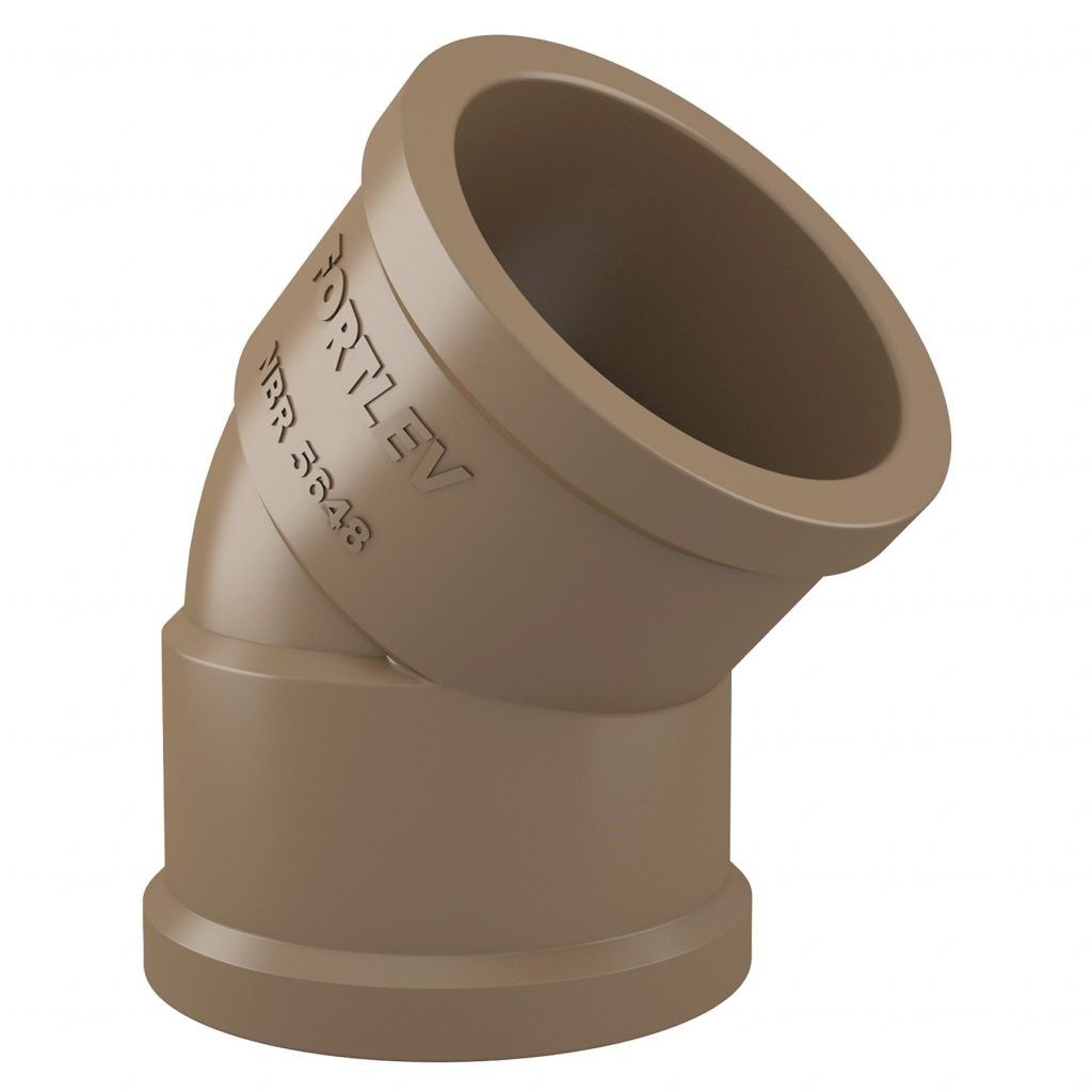 Joelho 45 Sold 25mm Fortlev
