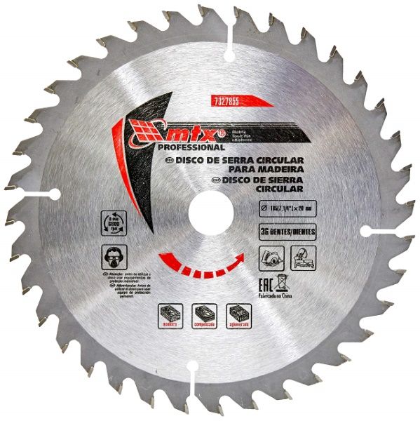 Serra Circular 36D 7.1/4 - 185X20mm Mtx