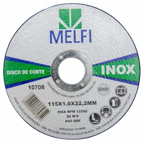 Disco De Corte Inox 4.1/2 - 115X1,0X22,23...