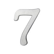 Numero Resid 7 Aluminio Global Plastic