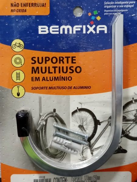 Suporte Multiuso Alum 120mmx190mm Bemfixa