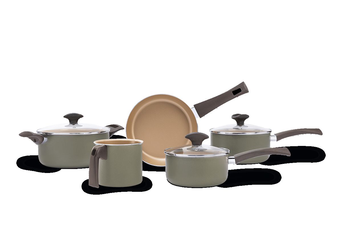 Conjunto 05 Pan Green Vd 7235/100 Brinox