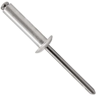 Rebite Repuxo Alum 4,8X25mm Aba Larga