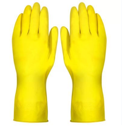 Luva Multiuso Latex G Amarela Volk