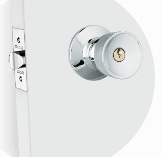 Fechadura Tubular P/Divisoria Cromada