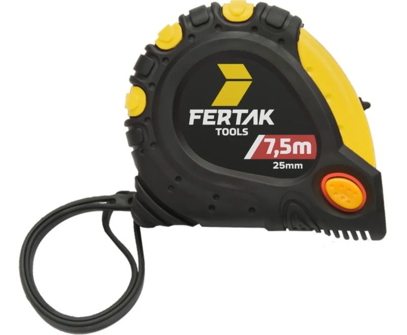 Trena Emborrachada 7,5Mx25mm Fertak