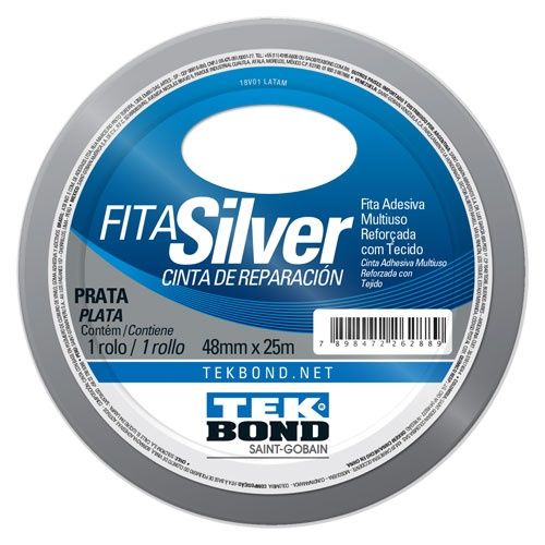 Fita Silver Tape 48mmx25Mt Tekbond