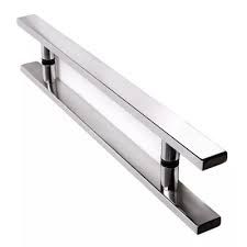 Puxador Plano Reto Inox Duplo 40Cm - 4363...