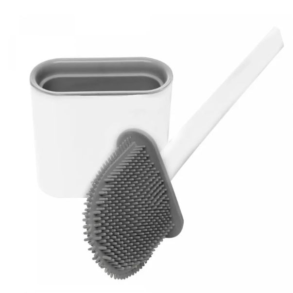 Escova Sanitaria Com Suporte Plastico Cin...
