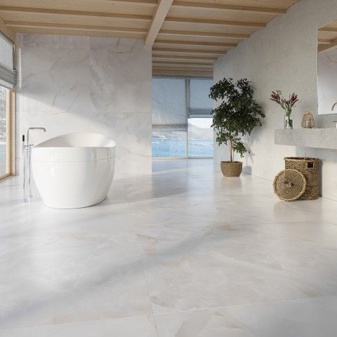 Porcelanato 60X120 Onix Bianco (Satin) Ac...