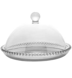 Queijeira Cristal Pearl 20X12 Cm 28268 Wolff