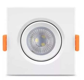 SPOT LED QUAD 05W 3000K MAXXY