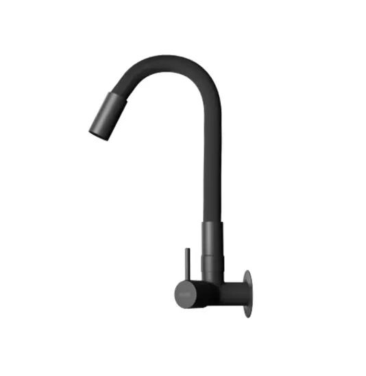 Torneira Lavatorio Parede Flex 35Cm Metal...
