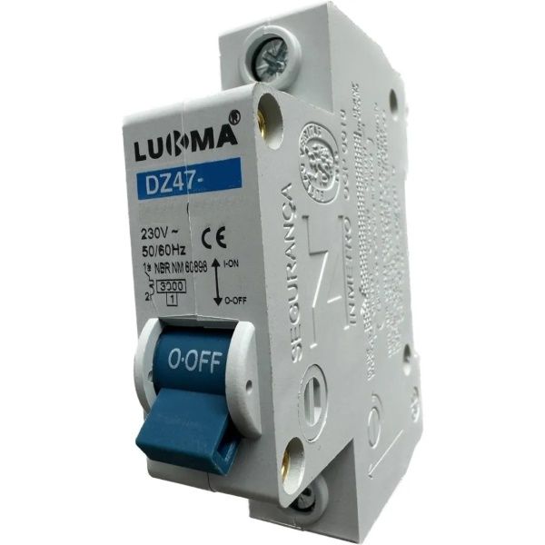 Disjuntor Unipolar 10A Lukma