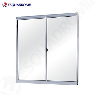 Janela Alum 100X100 2Fl S/ Band Esquadromil