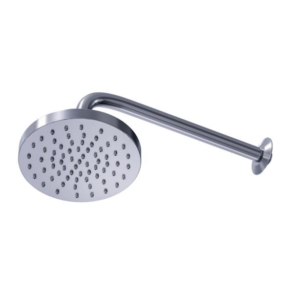 Ducha Fria Redonda Luxo 6" Metal Cromado ...