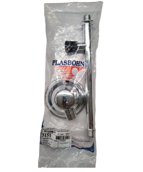 Ducha Fria 04 Metaliz C/Reg C/Haste Plasbohn