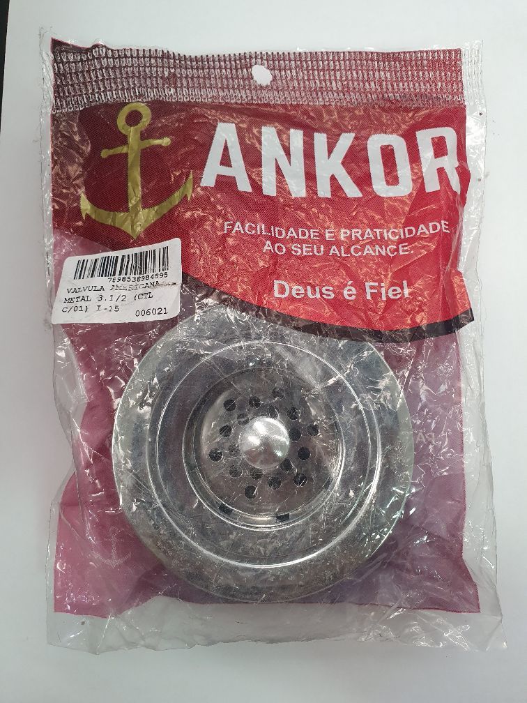 VALVULA AMERICANA 3.1/2 METAL - 6021 ANKOR
