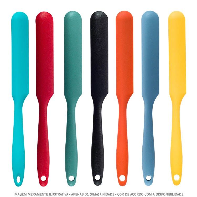 Espatula Confeiteiro Silicone Sortido 30C...
