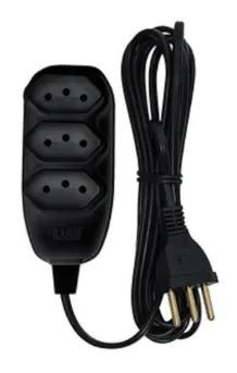 Extensao Pp 3 Vias 8,0M 10A 250V Pt Ilumi